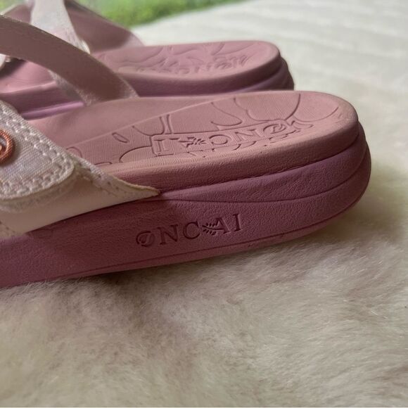 ONCAI Sandals Adjustable Soft Cushion Thick Soles women’s Sz 9 US /40 EU Pink - Picture 14 of 16